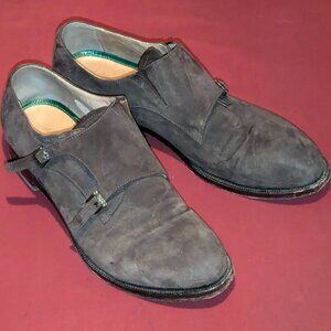 Silvano Lattanzi Suede Monk Strap Shoes💥PRICE DROP💥